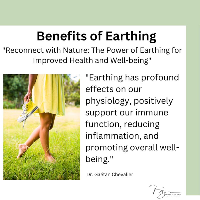 Grounding / Earthing effects and benefits