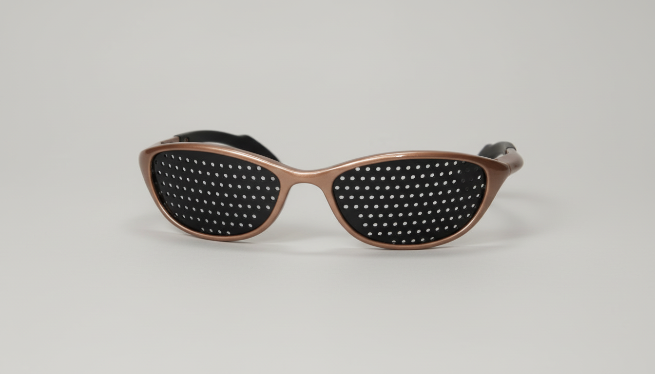 Pinhole Glasses – Bronze Designer — alternate view
