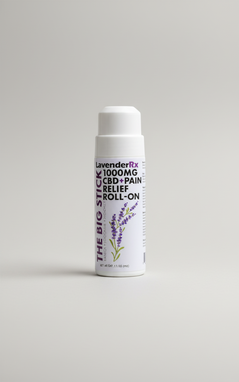 LavendeRx "The Big Stick" CBD+ Pain Relief ROLL-ON — detail