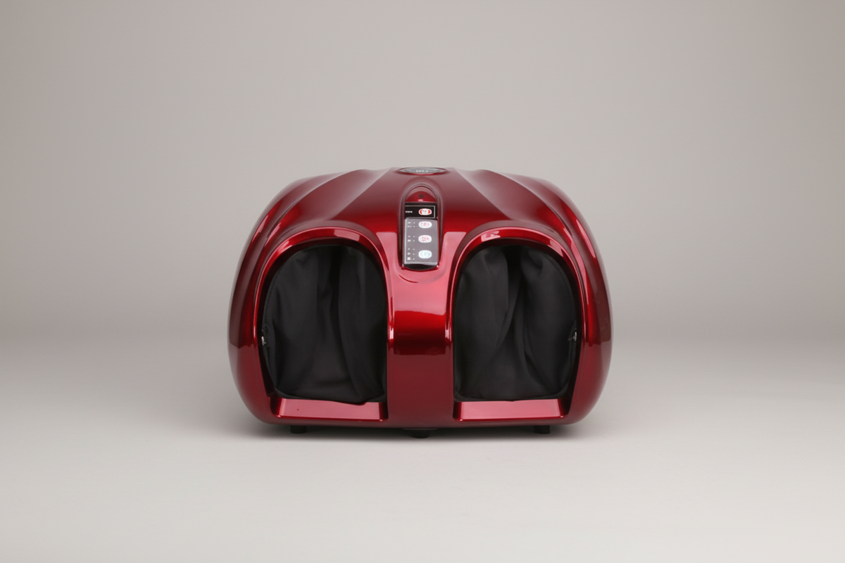 Reflexology Foot Massager — in use