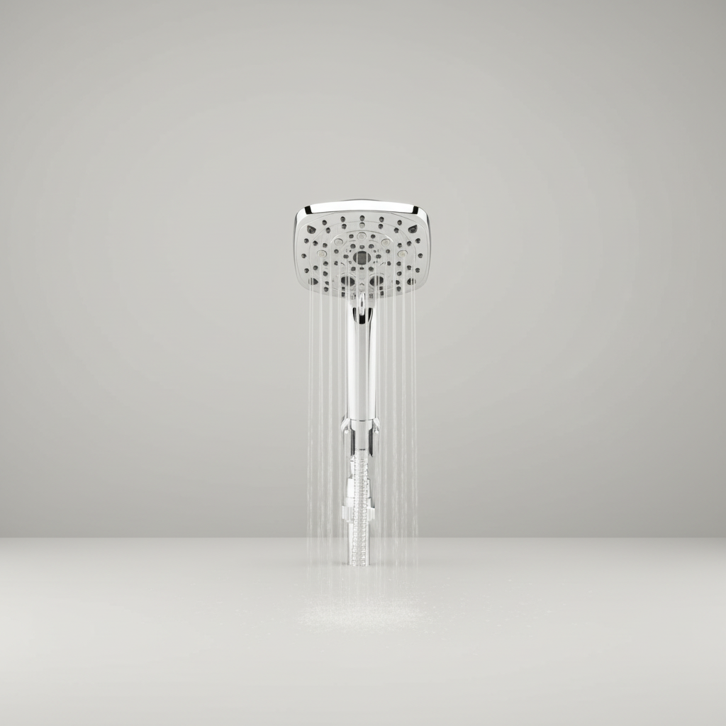 OxyBlast 10-Spray Hand-Held Shower Filter with Pressurized Showerhead — detail