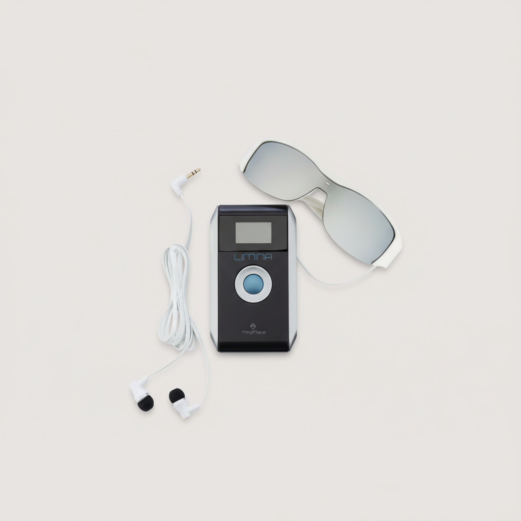 MindPlace Limina light and sound meditation device with RGB GanzFrames