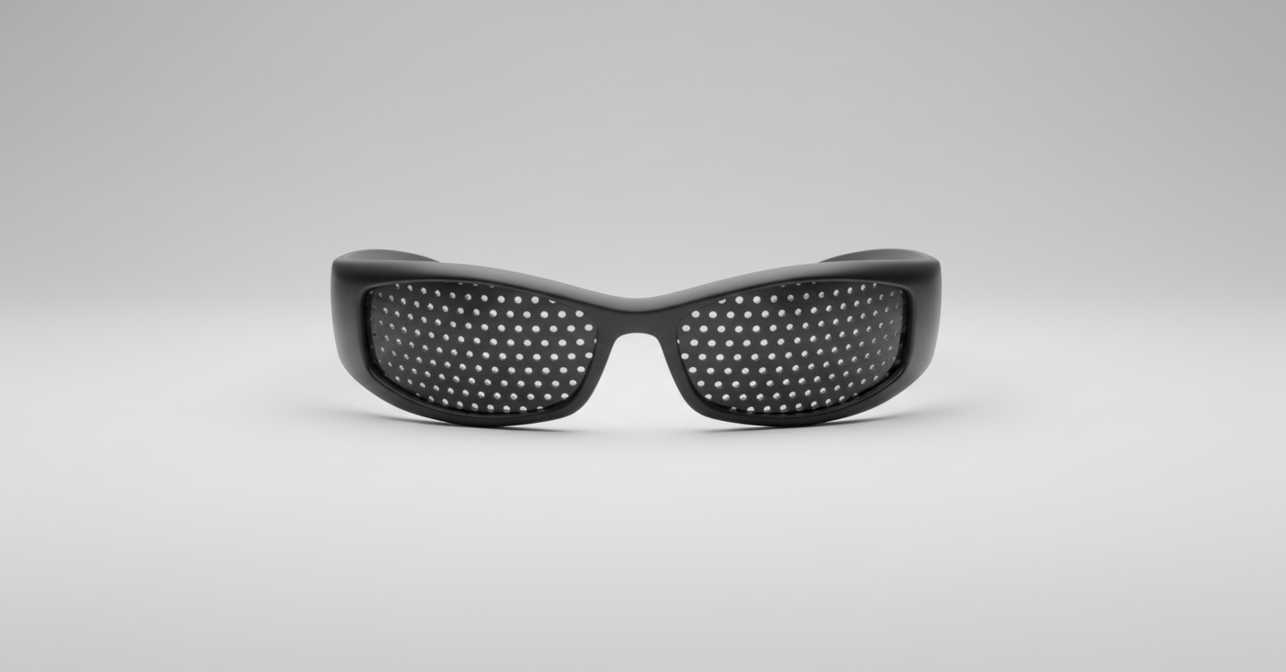 Pinhole Glasses - Steel Gray