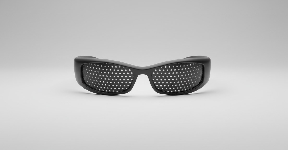 Pinhole Glasses - Steel Gray — alternate view