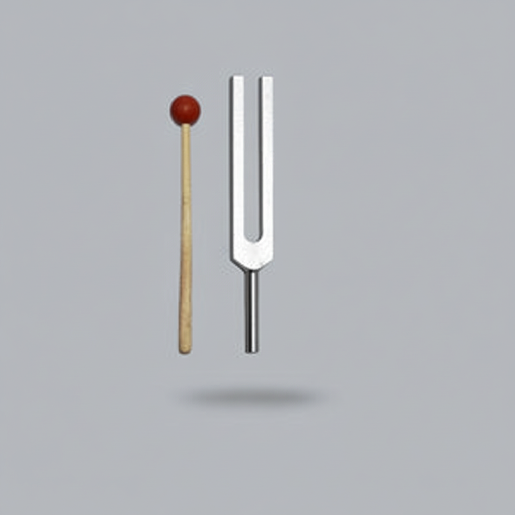 432 Hz Tuning Fork — in use