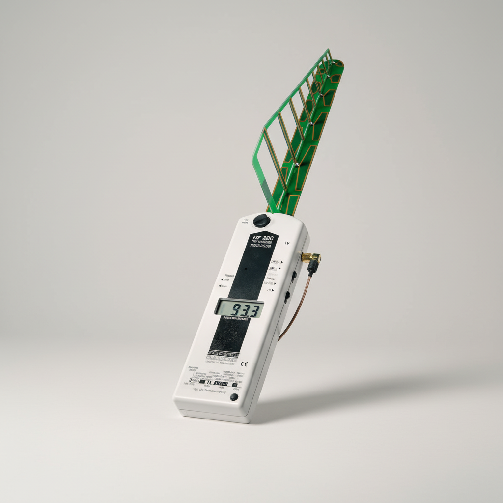 GigaHertz Solutions HF35C Extended Range RF Meter — in use