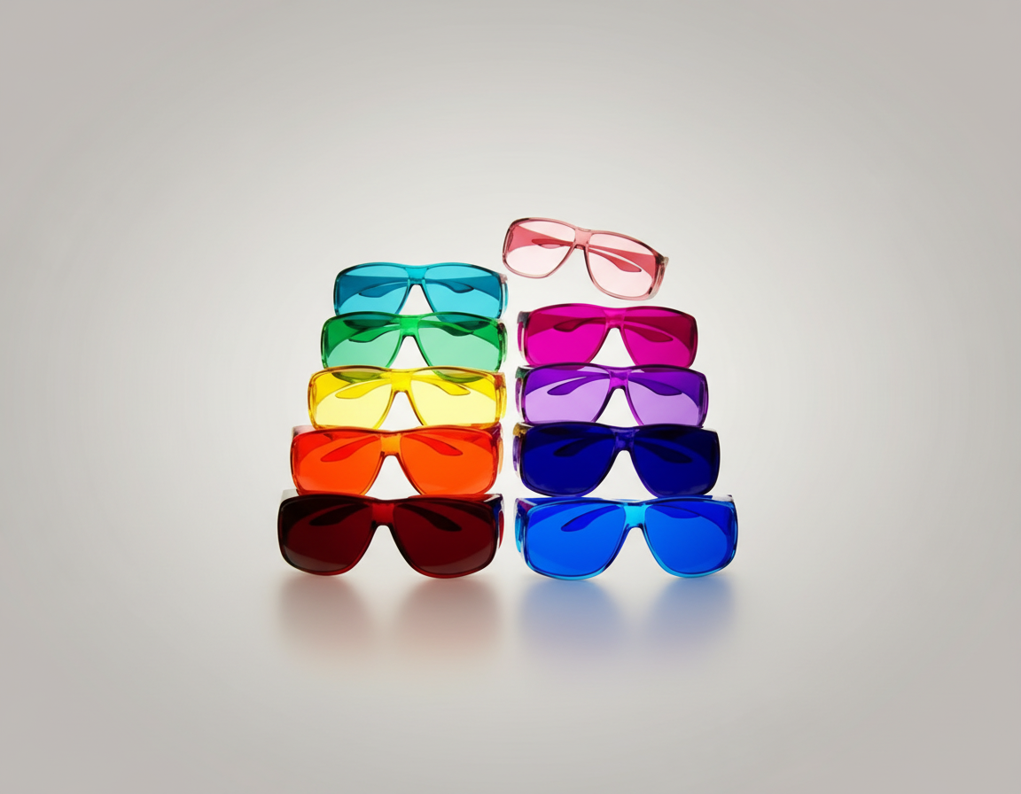 Color Therapy Glasses Set - Fit Over Existing Glasses