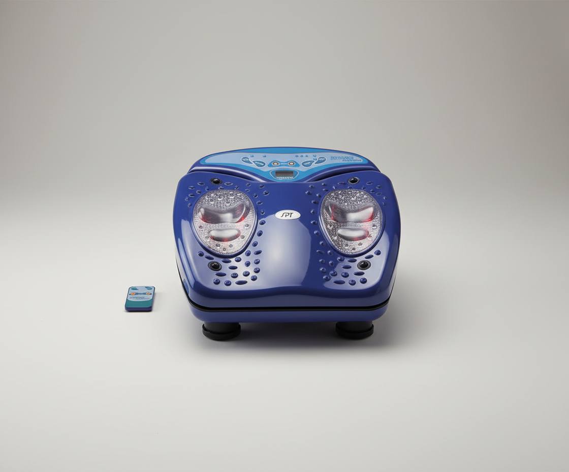 Infrared Foot and Blood Circulation Massager — in use