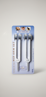 Mid Ohm Tuning Fork Set - 2 Forks 136.1 Hz — alternate view