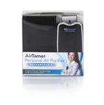 AirTamer A310 High Performance Personal Rechargeable Air Purifier — in use