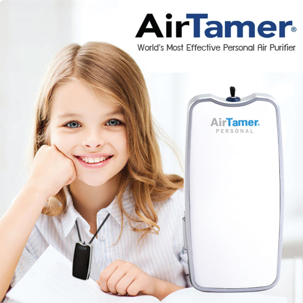 AirTamer A310 High Performance Personal Rechargeable Air Purifier — alternate view