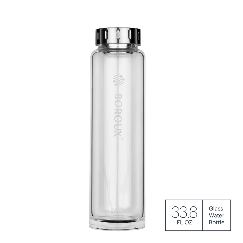 Boroux Glass Water Bottle - 1L