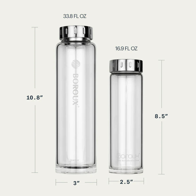 Boroux Glass Water Bottle - 1L — product photo 6