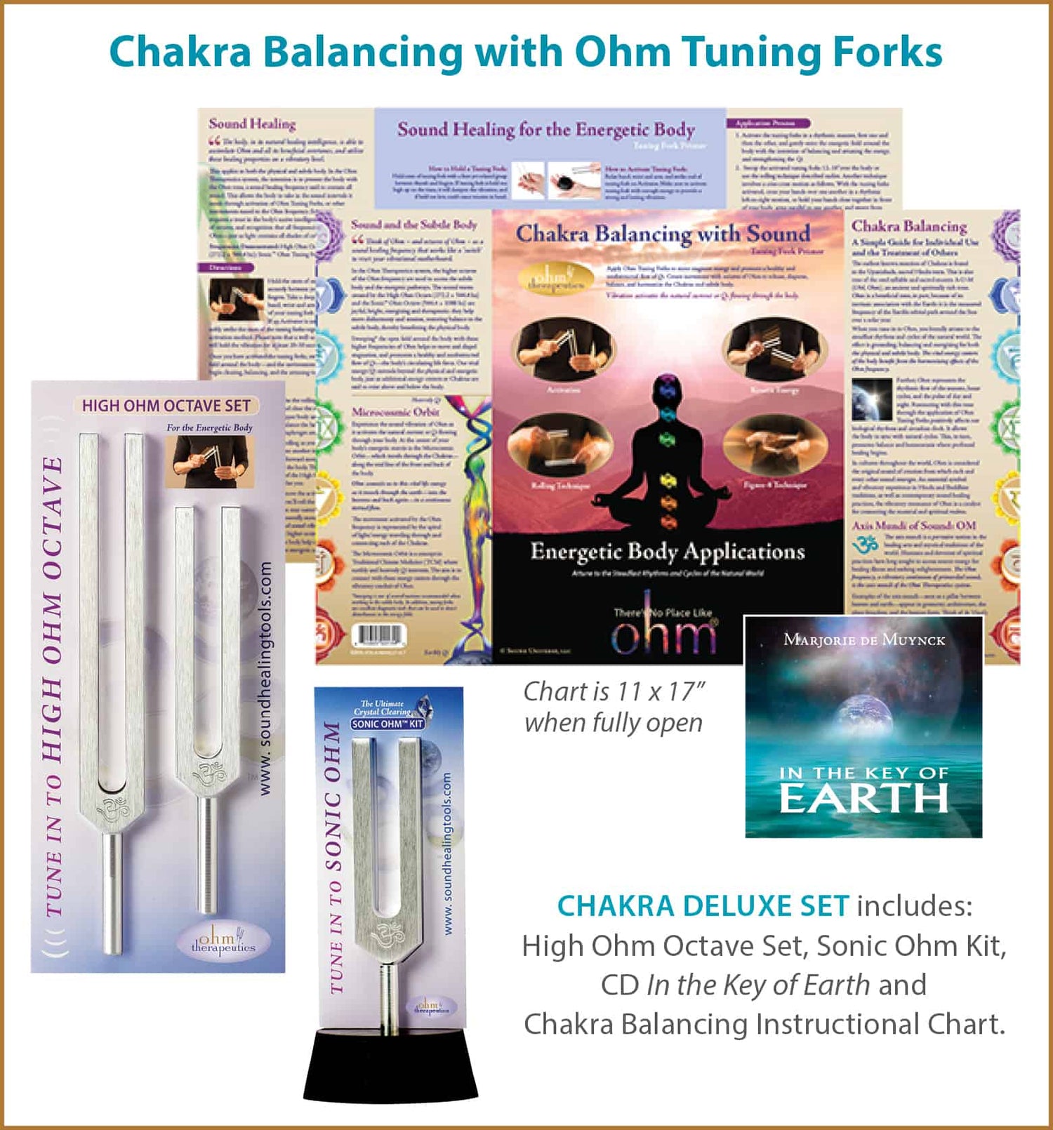 Ohm Therapeutics Deluxe Chakra Balancing Set