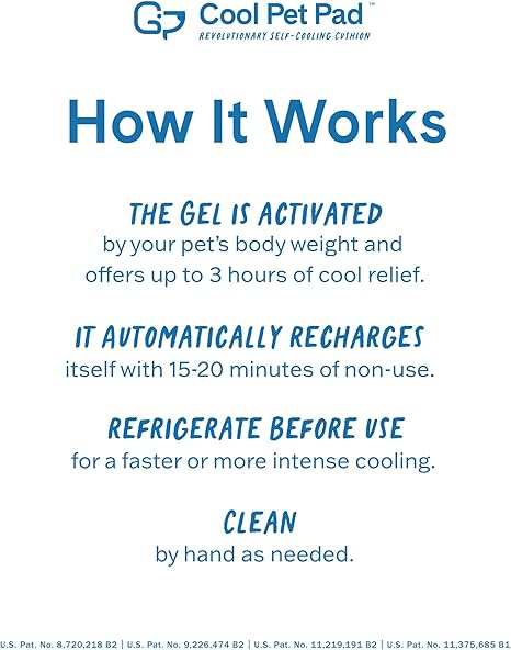 Green Pet Cooling Pet Pad