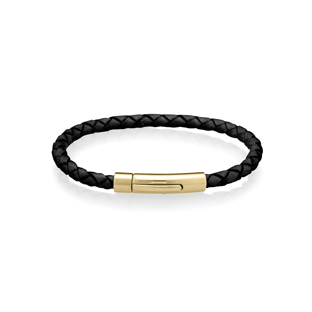 EMF Harmonizer Leather Bracelet — in use