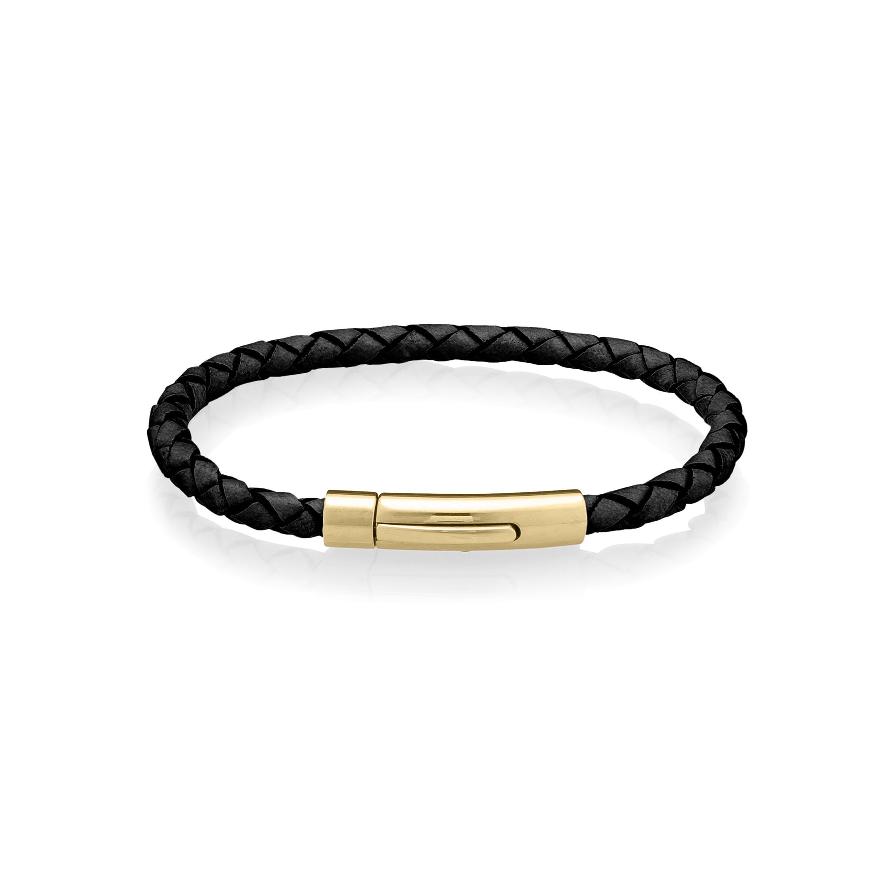 EMF Harmonizer Leather Bracelet — in use