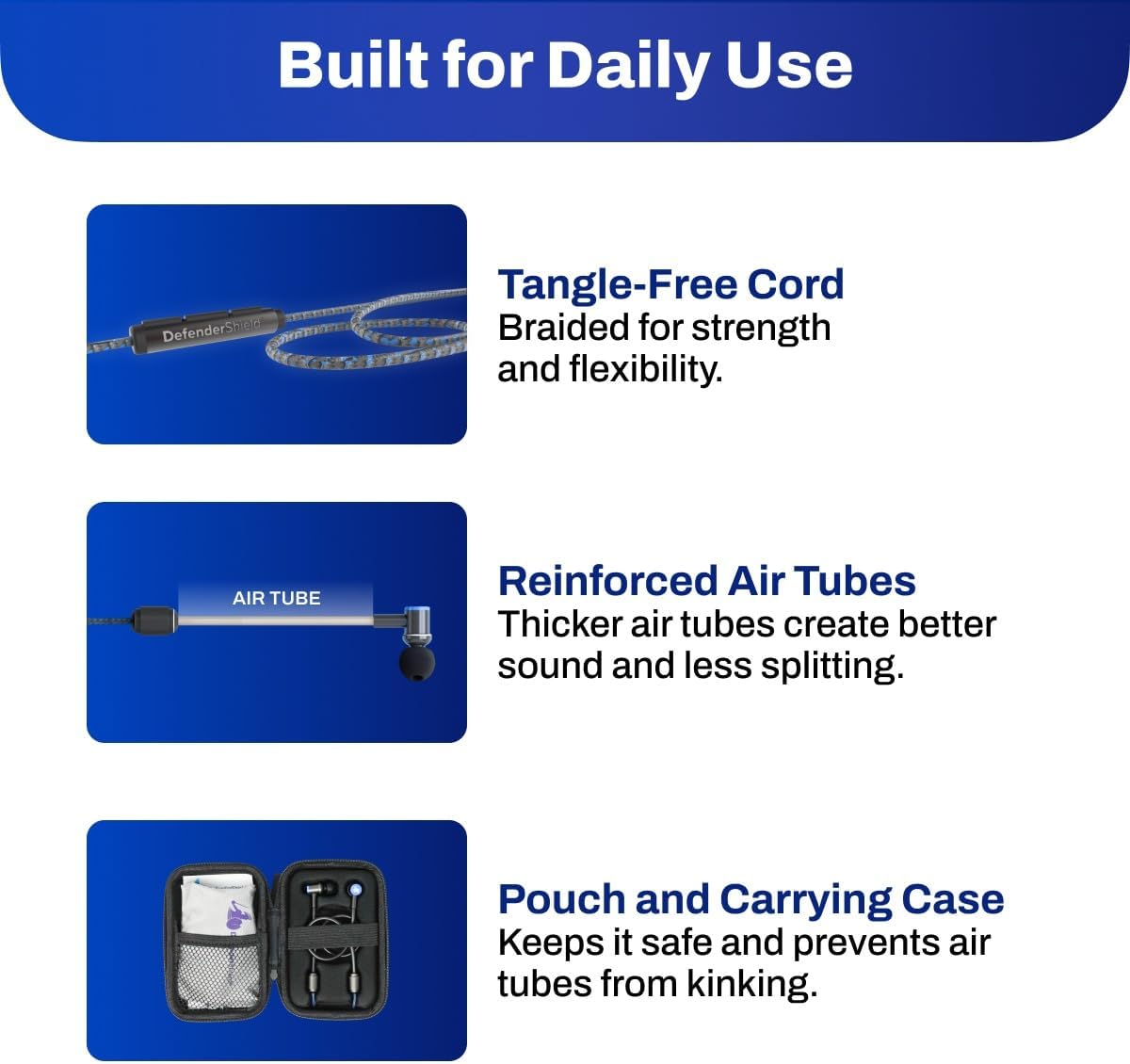 Defender Shield Air Tube EMF Radiation Free Ear Buds — product photo 9