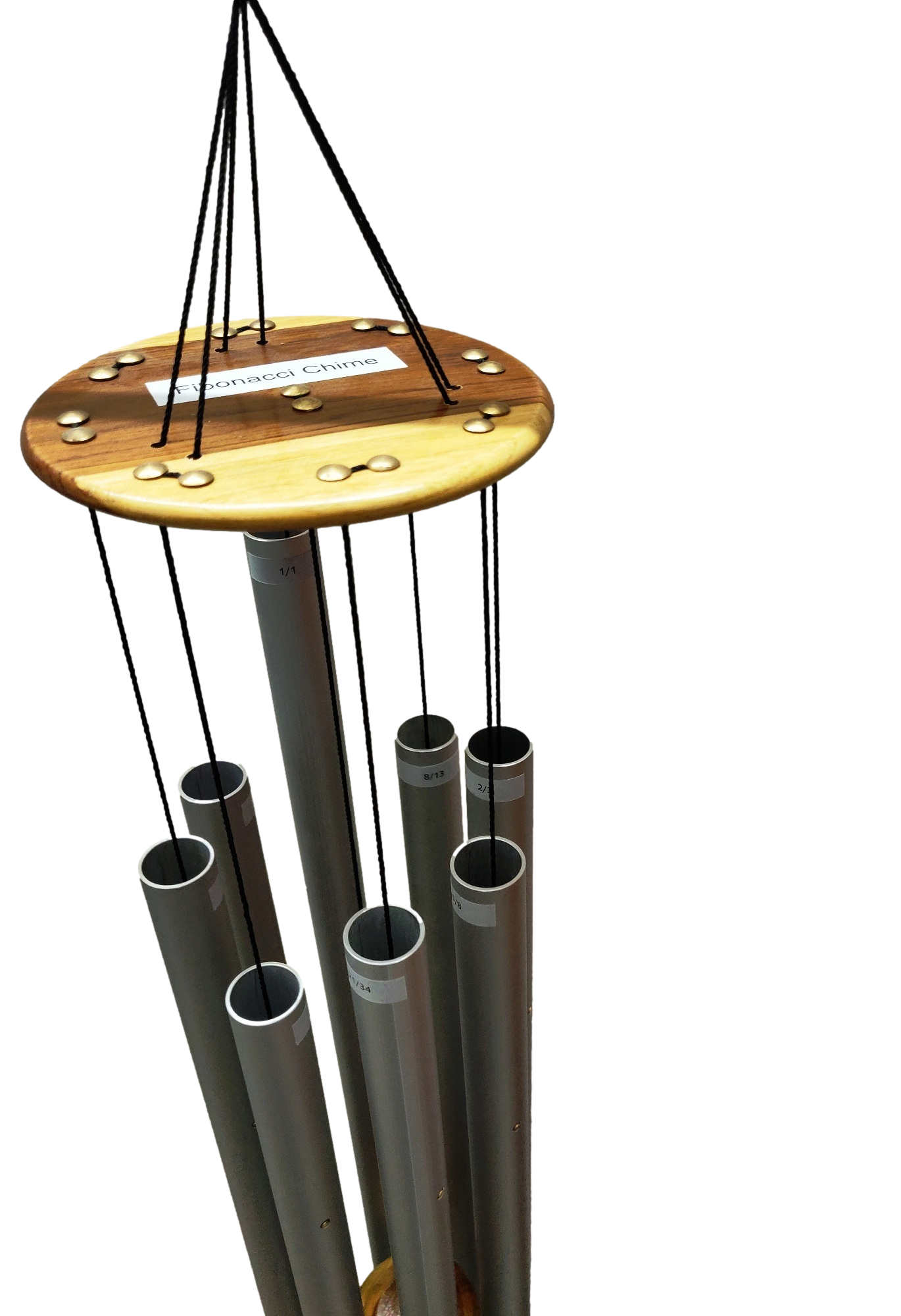 Sound Healing Fibonacci Wind Chime — detail