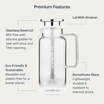 Glass Pitcher — detail