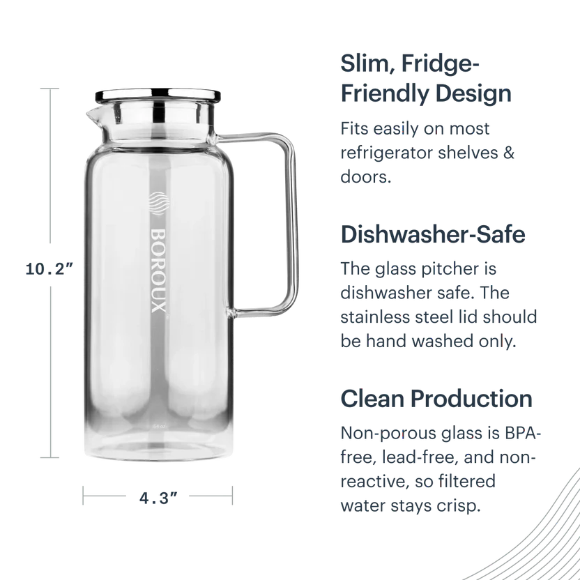 Glass Pitcher — alternate view