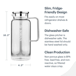 Glass Pitcher — alternate view