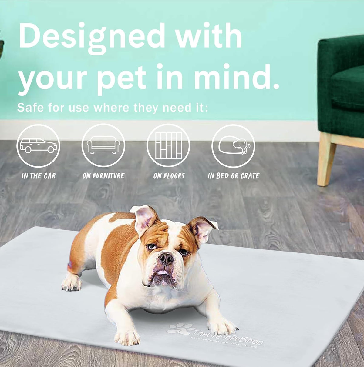 Green Pet Cooling Pet Pad Cover — product photo 7