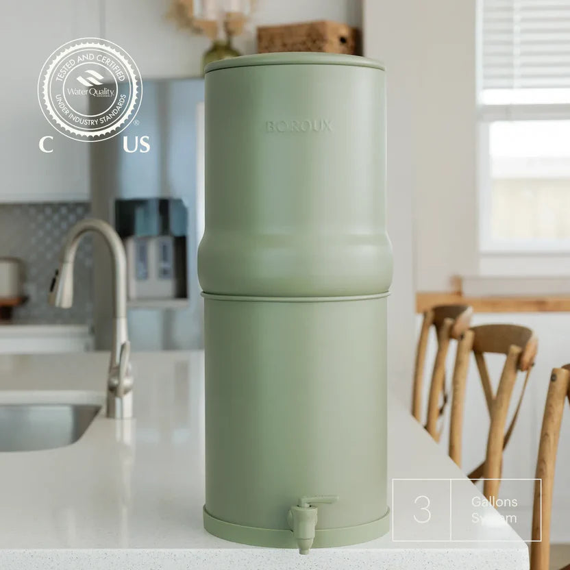 BOROUX Legacy™ Water Filter System — Green variant