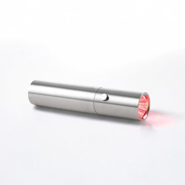 HiDow HD Glo Red Light Therapy Torch — in use