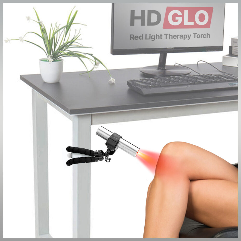 HiDow HD Glo Red Light Therapy Torch — packaging