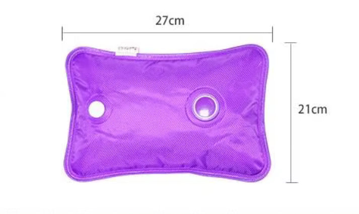 Electric hot water bottle lifestyle in use