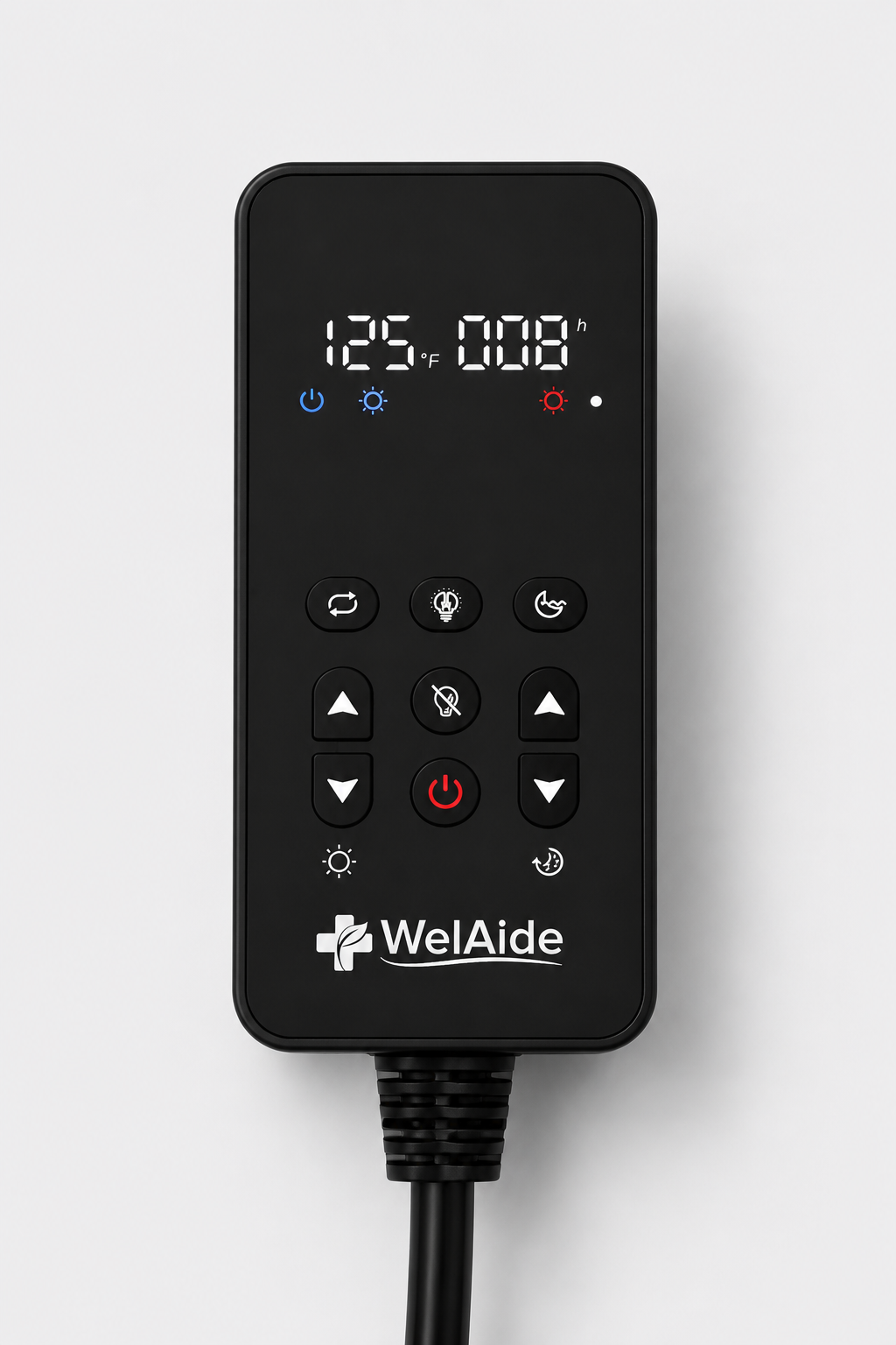 WelAide digital temperature controller with display for exact temperature setting and auto shut-off