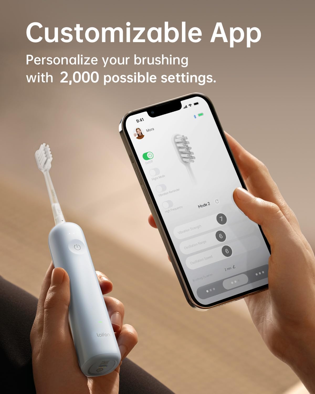 Wave Electric Oscillating Toothbrush — packaging