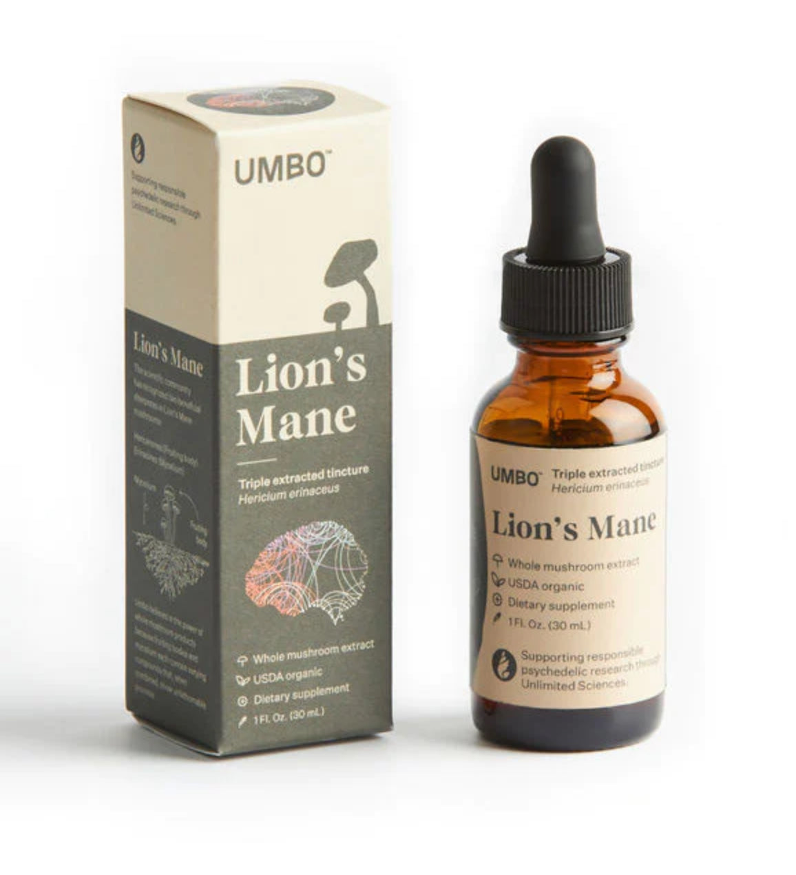 UMBO - Whole Mushroom Tinctures — Lions Mane variant