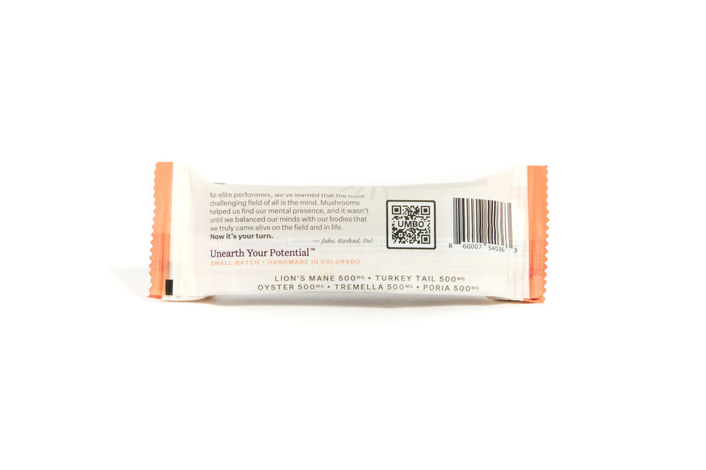 Umbo - Dairy Free Macadamia Cashew Mushroom Bar — packaging