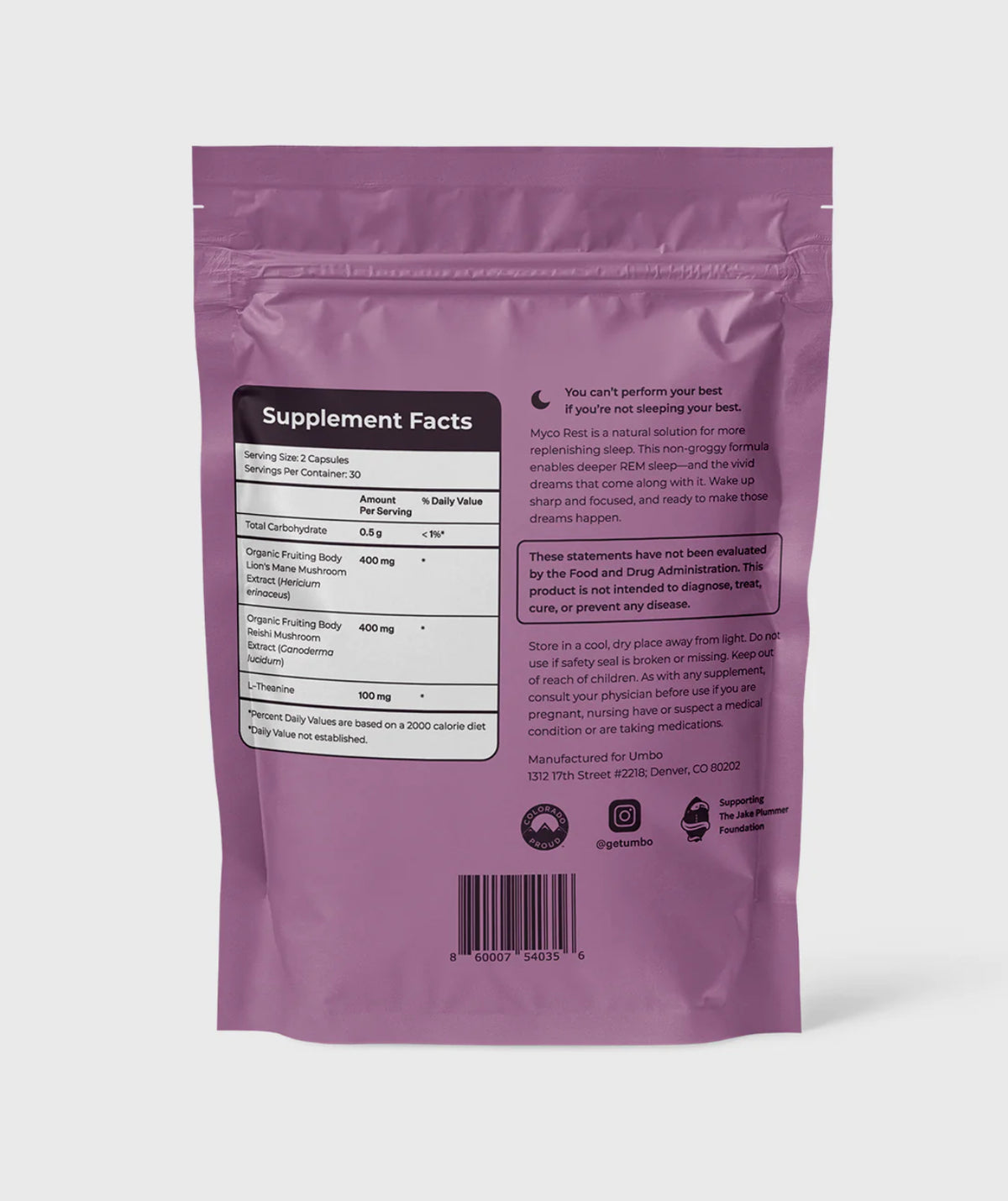 Myco Rest - Functional Mushroom Supplement — detail