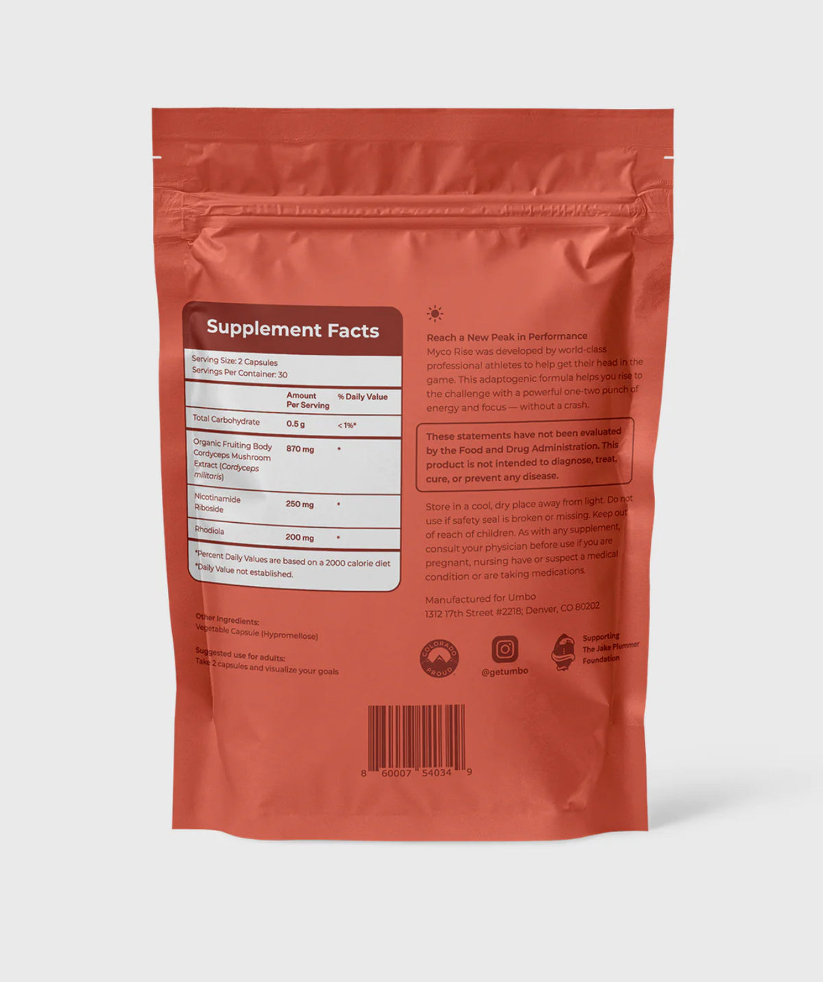 Myco Rise - Functional Mushroom Supplement - by UMBO — alternate view