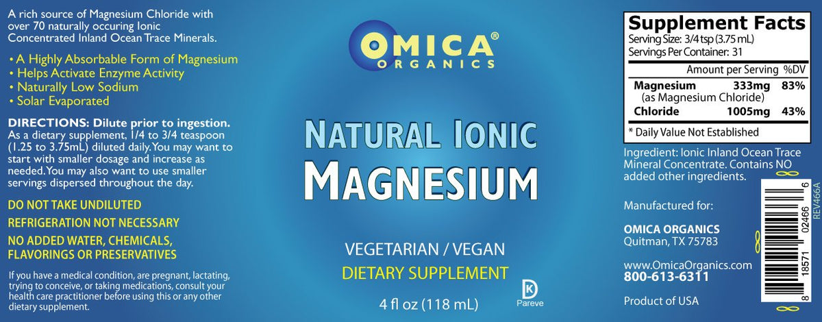 NATURAL IONIC MAGNESIUM (4 FL OZ) — alternate view