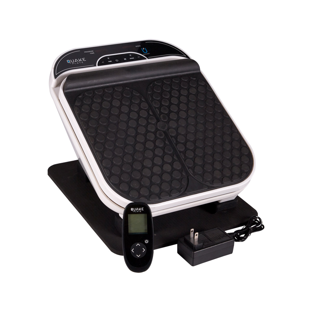 Quake Plate Deep Tissue Foot Massager — in use
