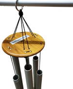 Sound Healing Solfeggio Wind Chime — in use