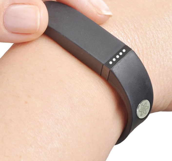EMF HARMONIZER SMARTWATCH CHIP — in use