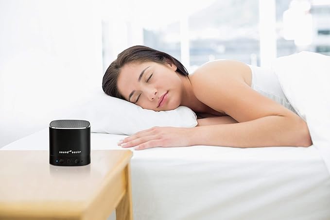 Sound Oasis Pink Noise Bluetooth Sound Machine — in use