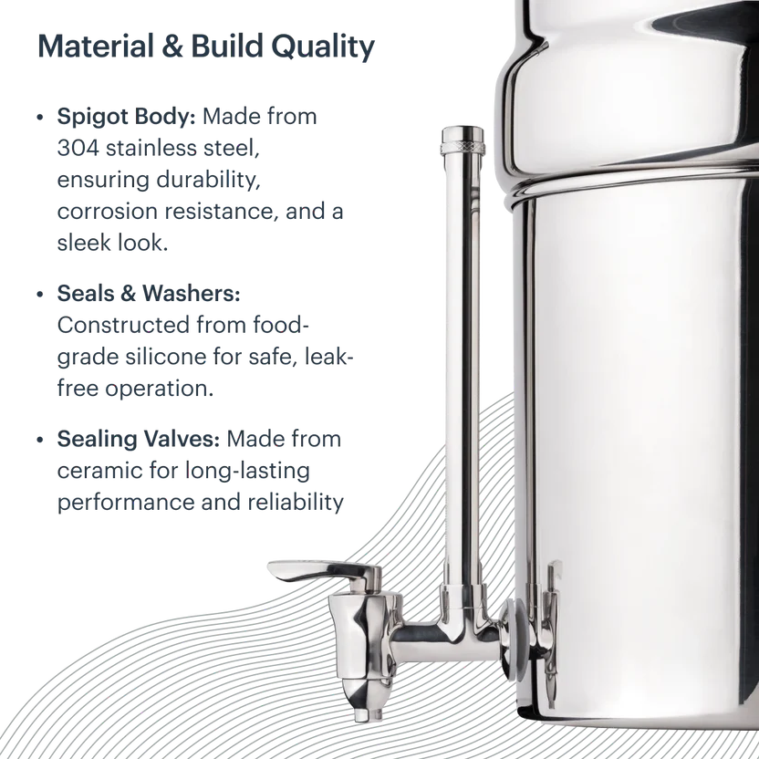 Water Level Spigot — alternate view