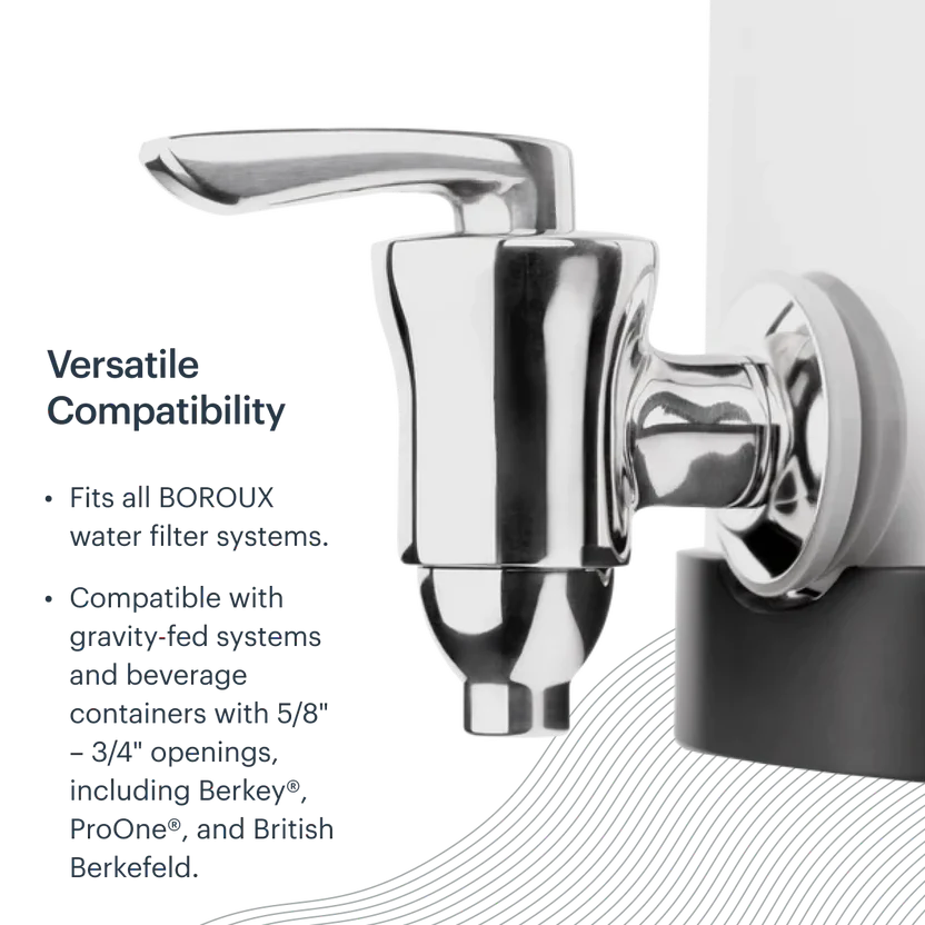 Stainless Steel Spigot — in use