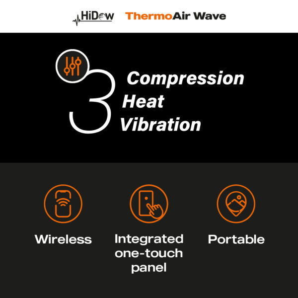HIDOW THERMOAIR WAVE LEG COMPRESSION WRAPS — product photo 7
