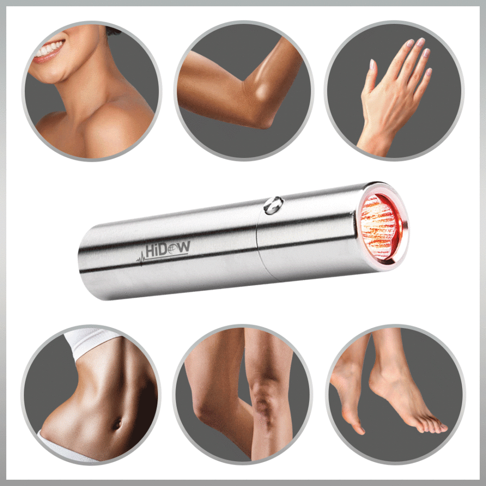 HiDow HD Glo Red Light Therapy Torch — alternate view