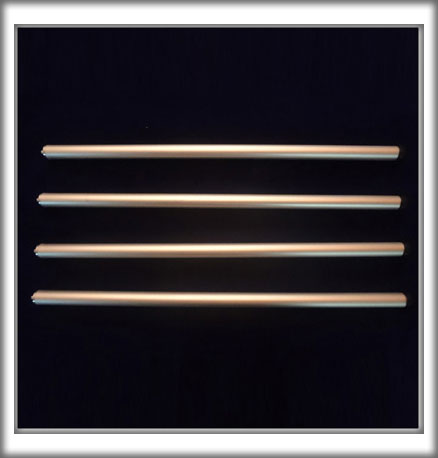 4 Feet Nubian Pyramid Healing 68" High - 1/2" Copper Tubes + Connectors — in use