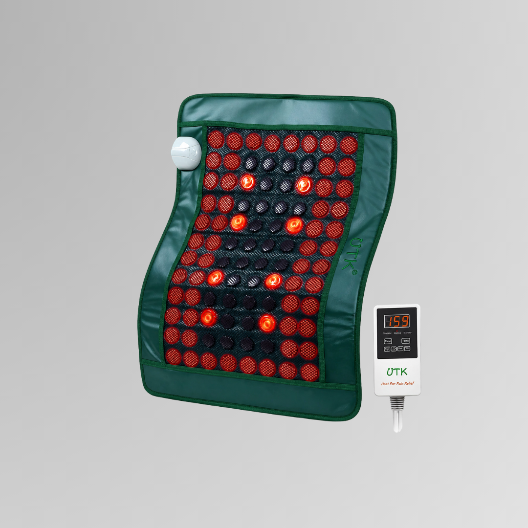 UTK Far Infrared and Red Light Heating Pad with Jade Stone and Magnets