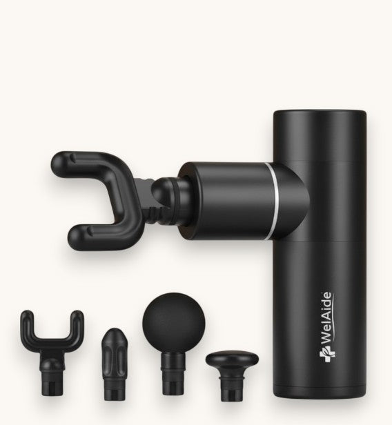 WelAide Theo Mini Massage Gun – Compact Deep Tissue Muscle Recovery Device