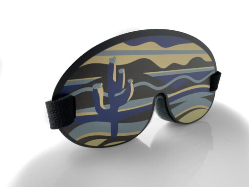 Mindfold Sleep Mask — Blue variant side view